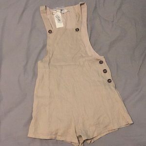 Cute beige coveralls/romper